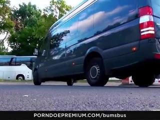 Bums Bus - Naughty Pickup And Bus Fuck With Tattooed German Blondie Sina Longlegs