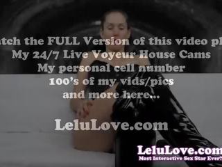 Lelu Love-Black Corset Boots Vibrator Masturbation