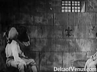 アンティーク ポルノの 1920年代 毛深い プッシー 牢獄 日