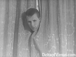 Vintāža porno 1950s voyeur jāšanās