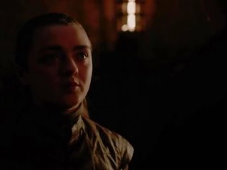 Maisie Williams/Arya Stark x rated clip Scene in Game of Thrones Season 8 Episode 2