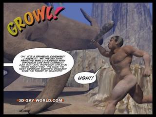 Cretaceous tič 3de gej strip sci-fi seks zgodba