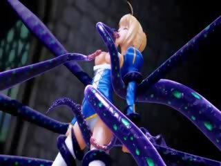 Kasar animasi pornografi 3d tentakel