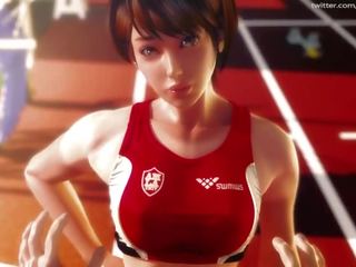 가장 좋은 3d 헨타이 스포츠의 정부 주물 sportuniform paizuri 주무르기 구두의 crempie